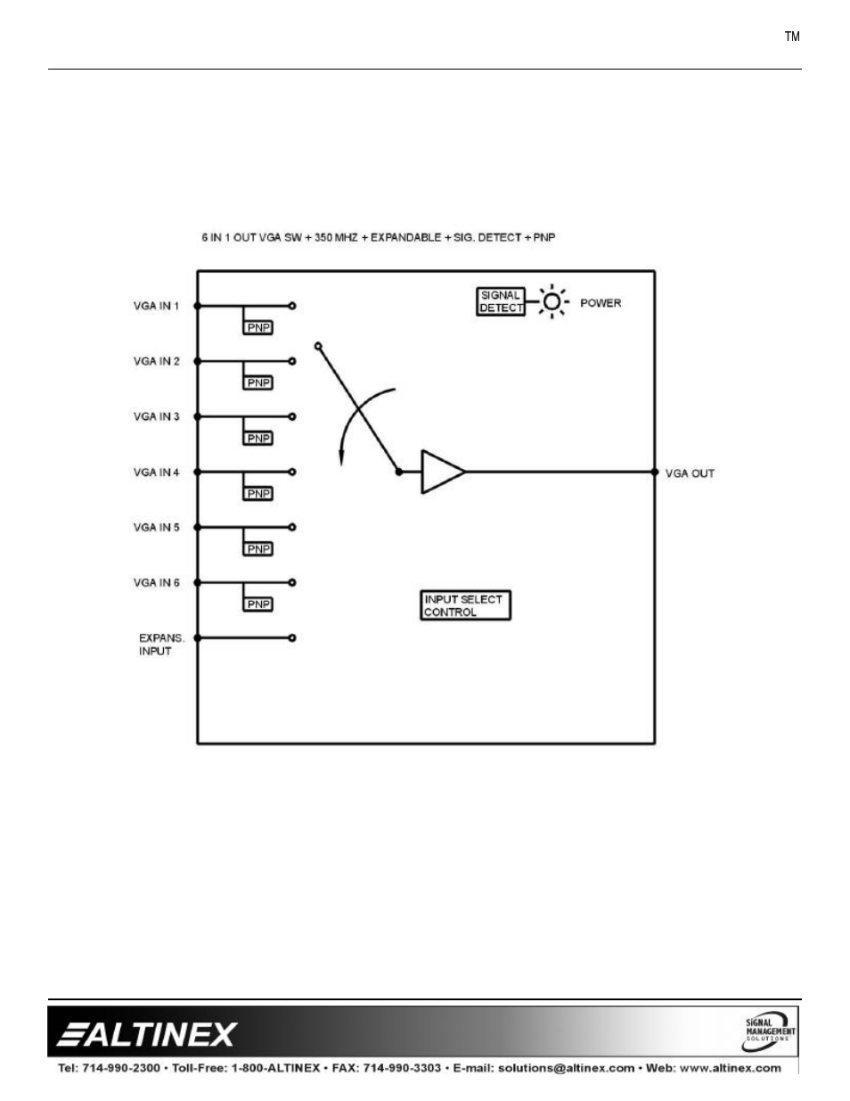 Multi-tasker | Altinex MULTI-TASKER MT104-102 User Manual | Page 6 / 12