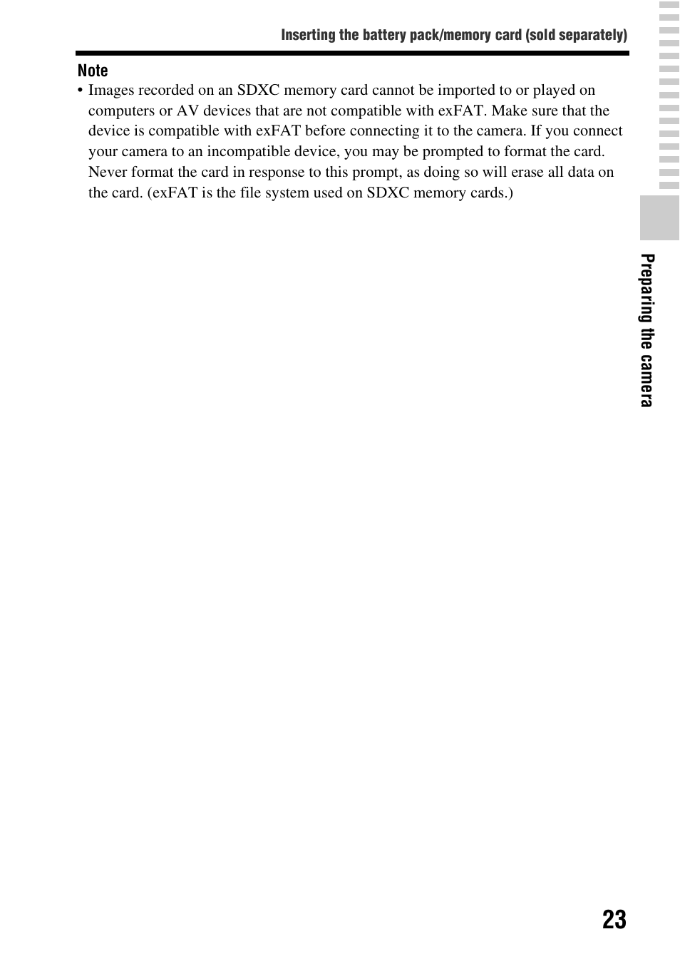 Sony SLT-A37 User Manual | Page 23 / 209