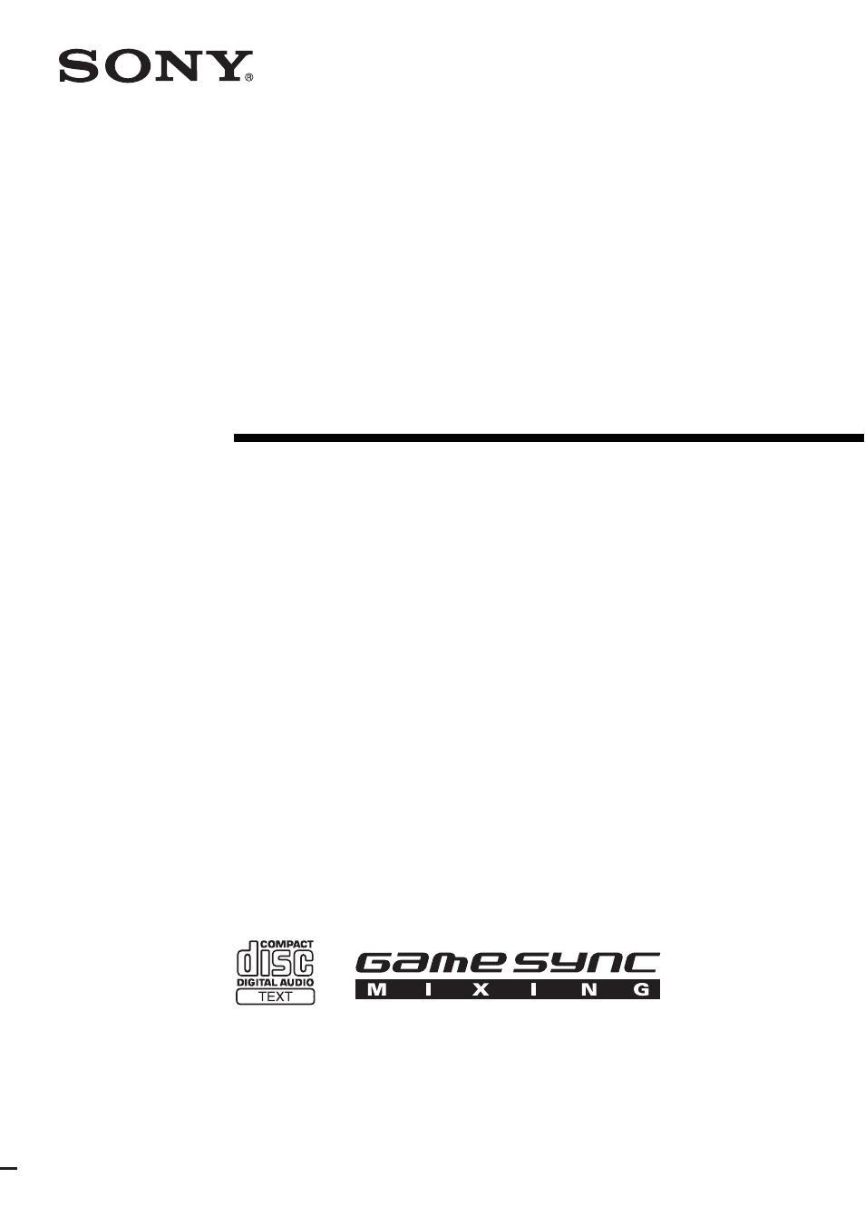 Sony LBT-XGR600 User Manual | 36 pages