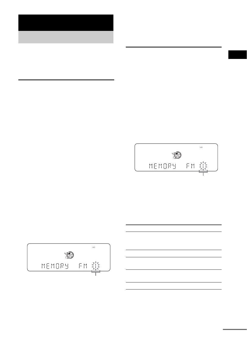 Tuner, Presetting radio stations | Sony LBT-XGR600 User Manual | Page 11 / 36