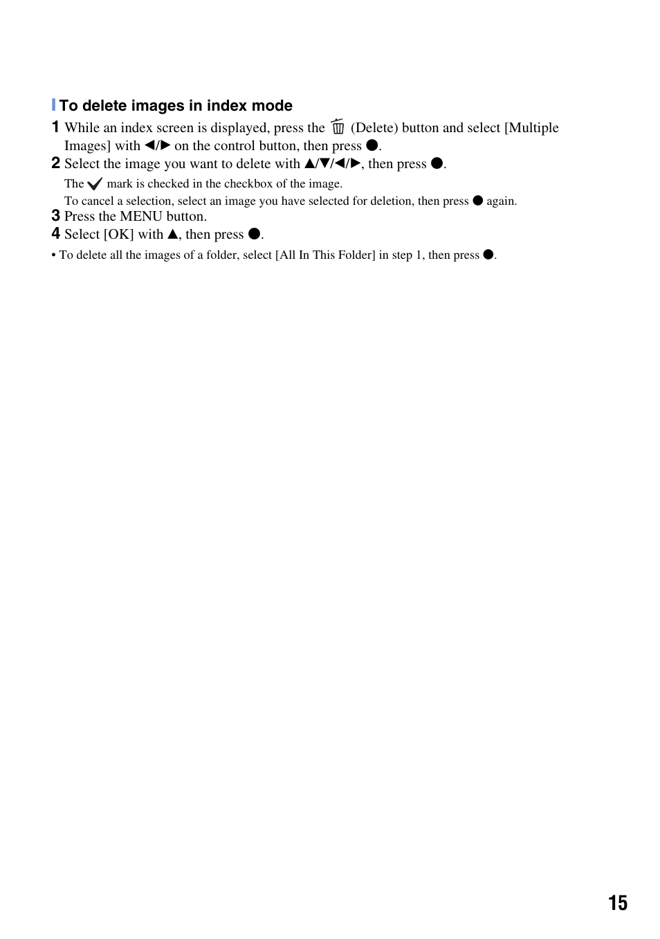 Sony DSC-S930 User Manual | Page 15 / 32