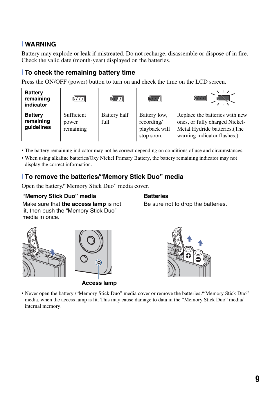 Sony DSC-S930 User Manual | Page 9 / 32
