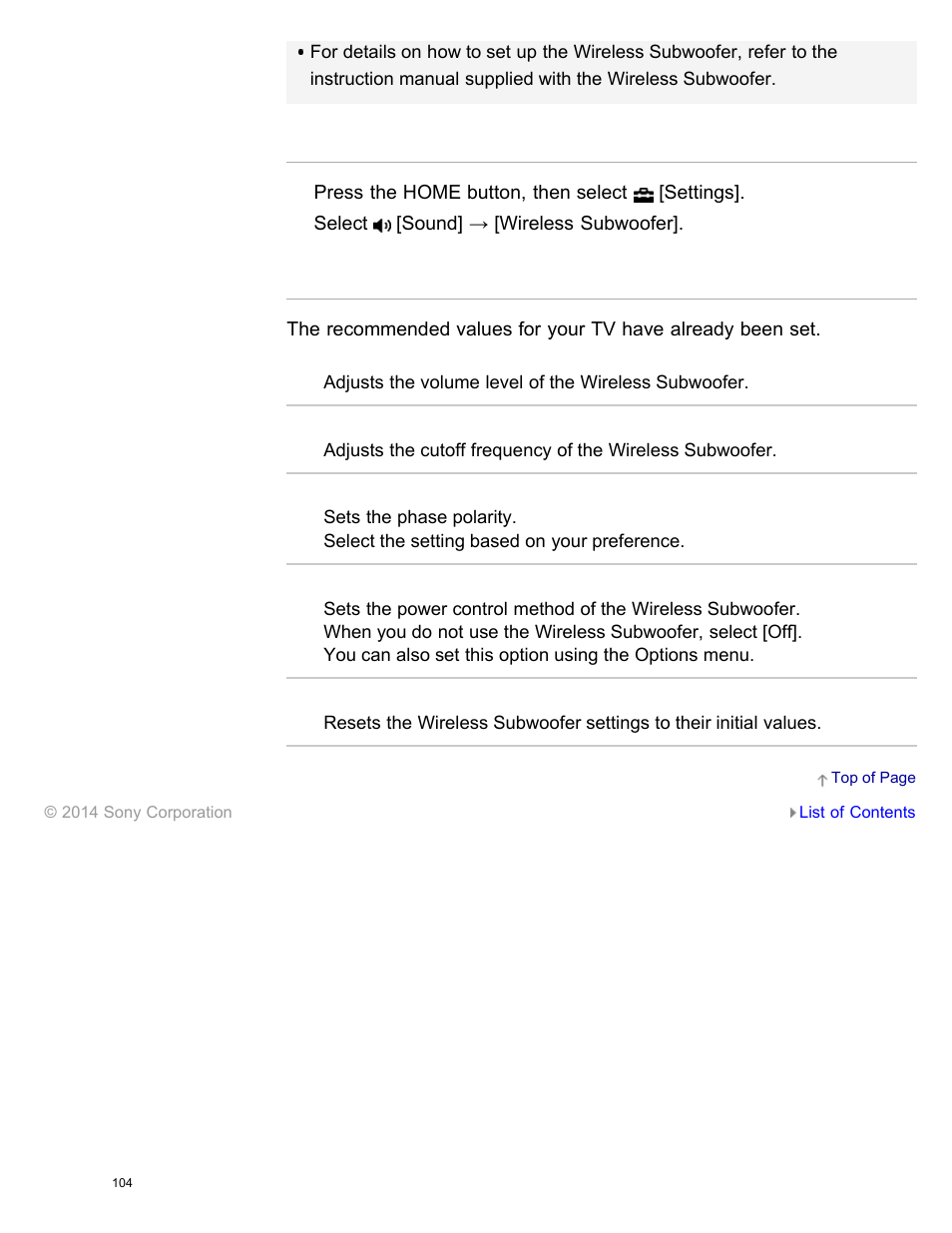 Sony KDL-55W950B User Manual | Page 110 / 245