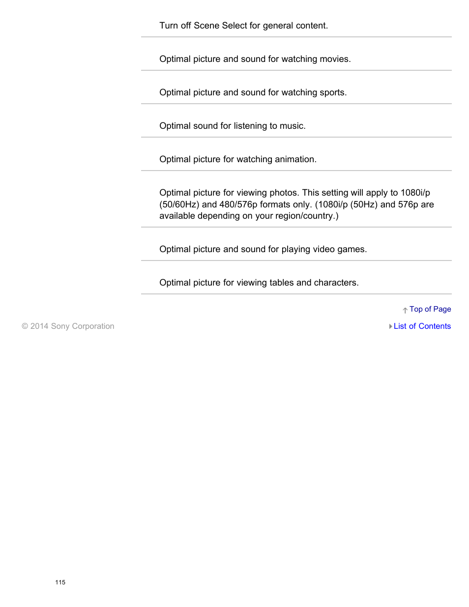 Sony KDL-55W950B User Manual | Page 121 / 245