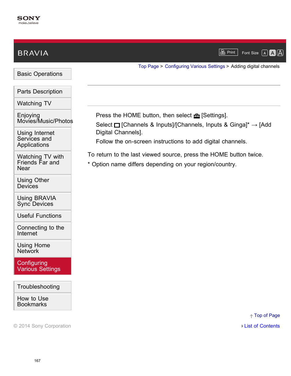 Adding digital channels | Sony KDL-55W950B User Manual | Page 173 / 245