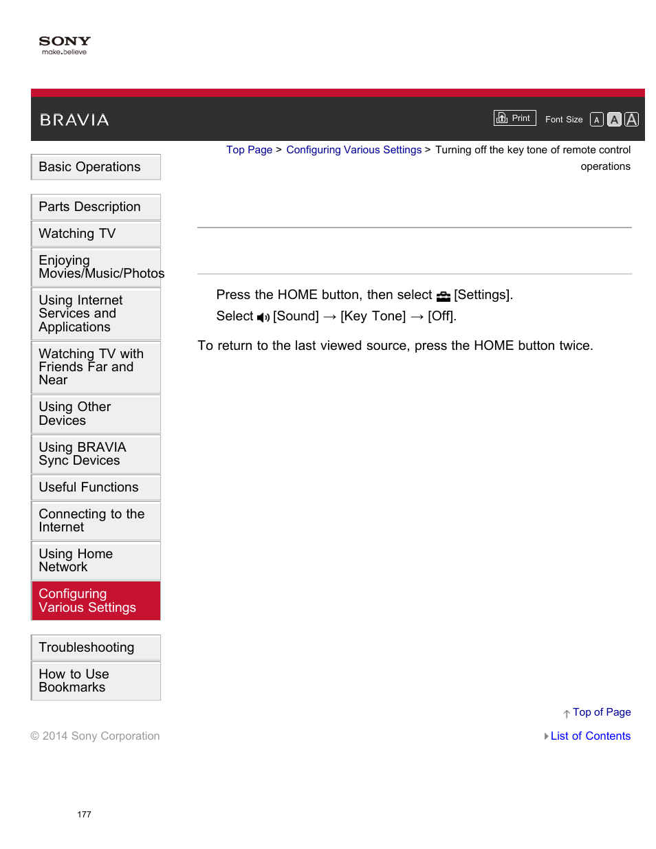 Sony KDL-55W950B User Manual | Page 183 / 245