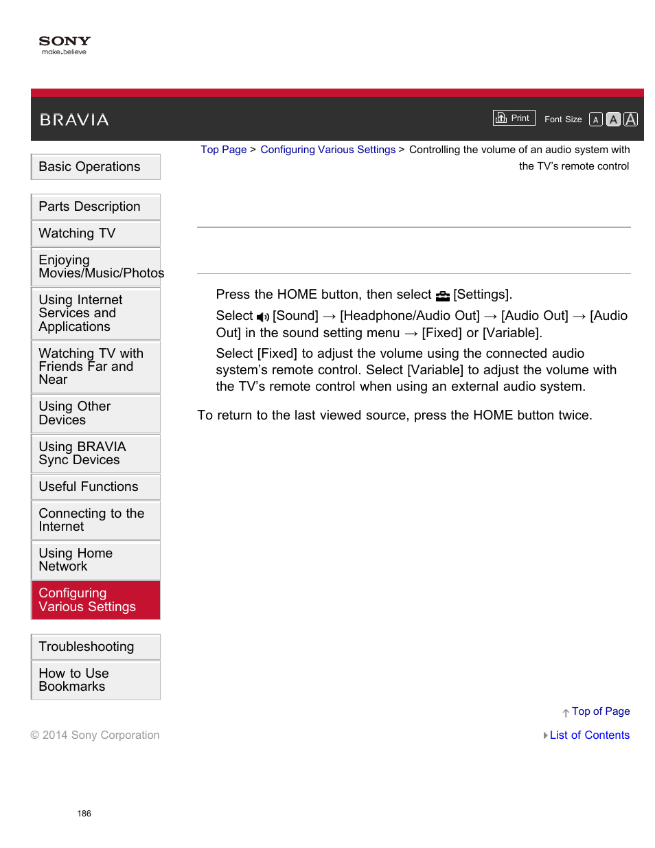 Sony KDL-55W950B User Manual | Page 192 / 245