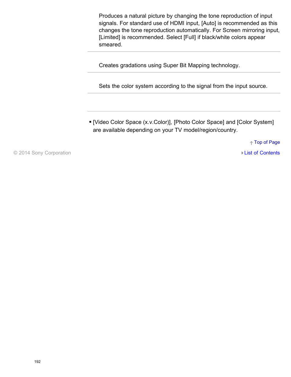 Sony KDL-55W950B User Manual | Page 198 / 245