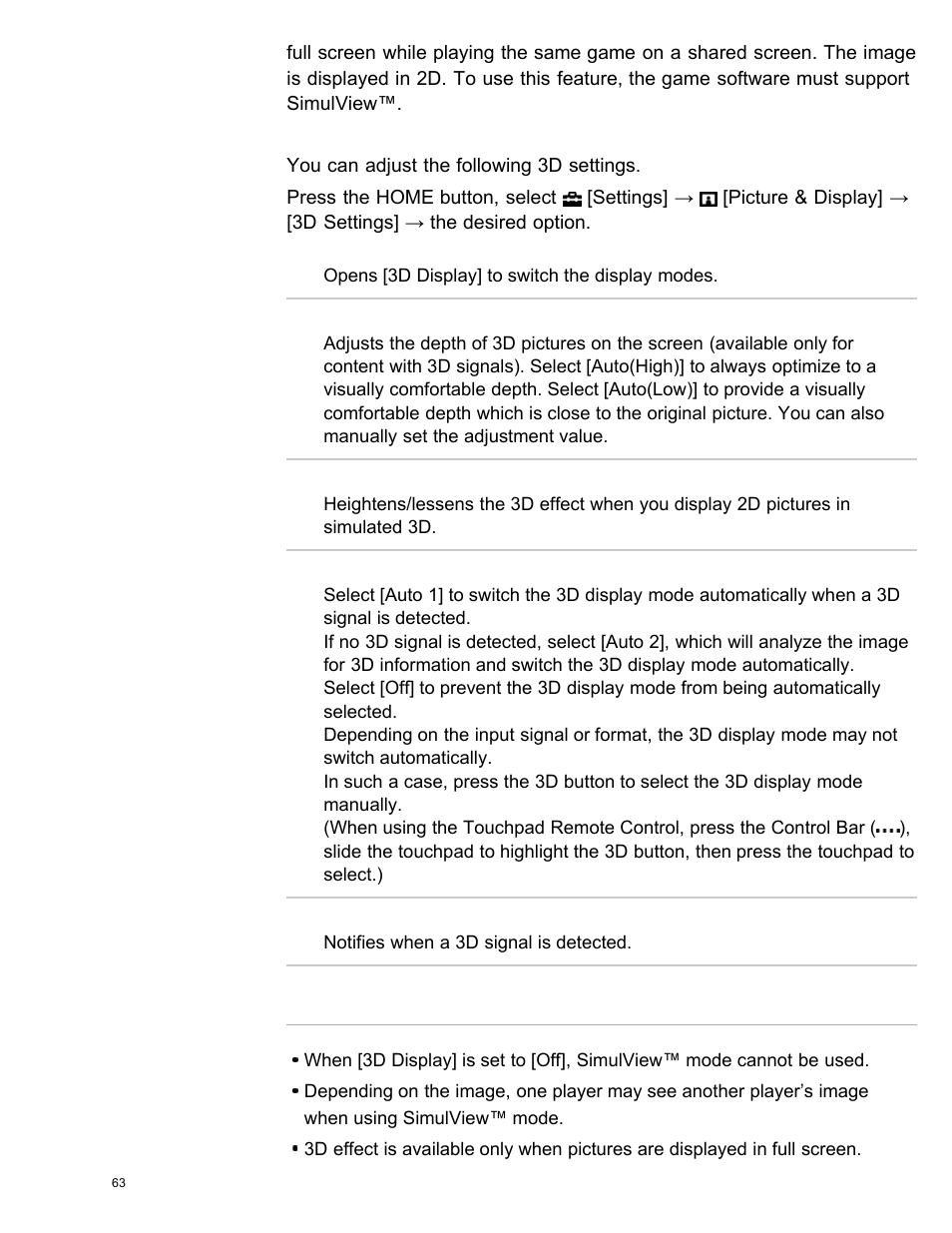 Sony KDL-55W950B User Manual | Page 69 / 245