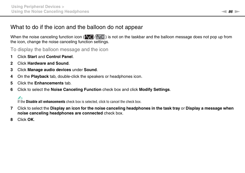 Sony VPCP114KX User Manual | Page 86 / 172