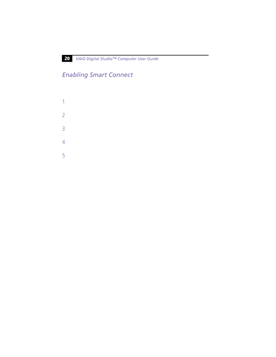 Enabling smart connect | Sony PCV-R549DS User Manual | Page 24 / 48