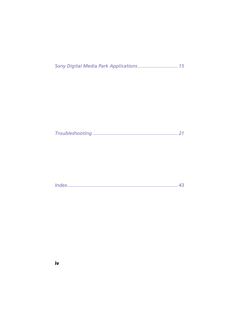 Sony PCV-R549DS User Manual | Page 4 / 48
