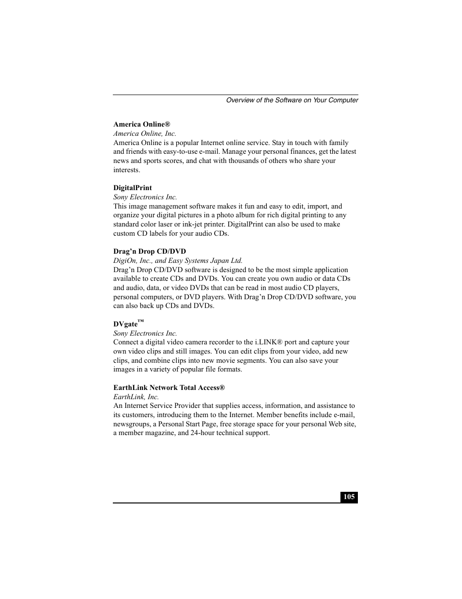 Sony PCG-R505EC User Manual | Page 105 / 222