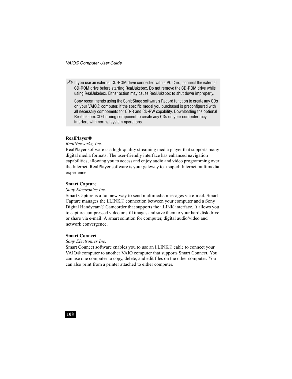 Sony PCG-R505EC User Manual | Page 108 / 222