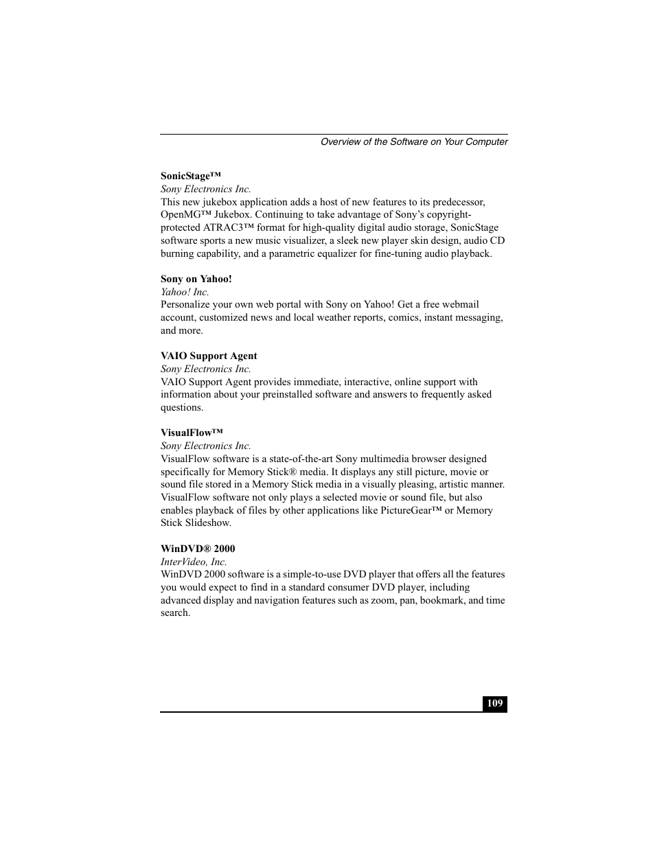 Sony PCG-R505EC User Manual | Page 109 / 222