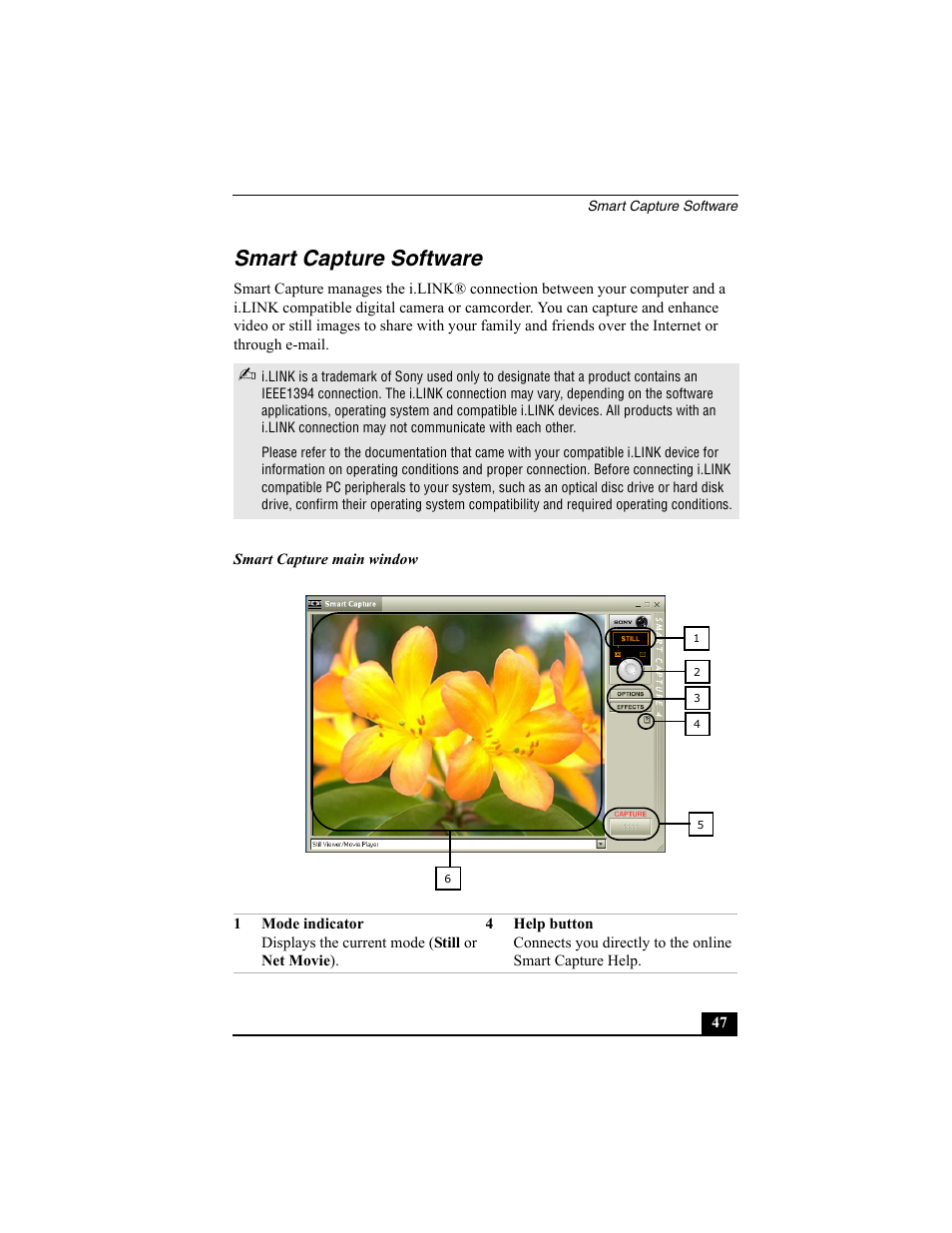 Smart capture software | Sony PCG-R505EC User Manual | Page 139 / 222