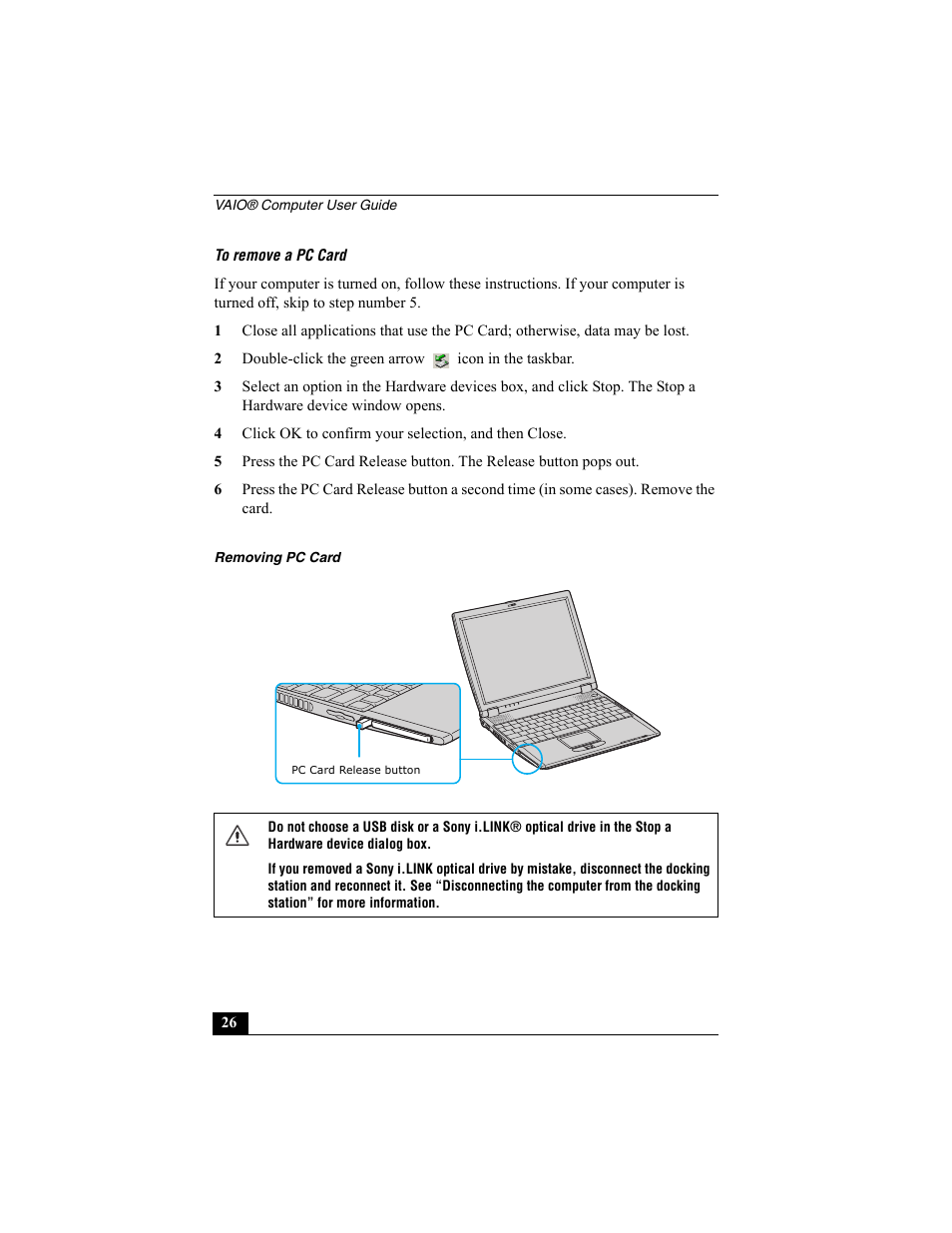 Sony PCG-R505EC User Manual | Page 26 / 222