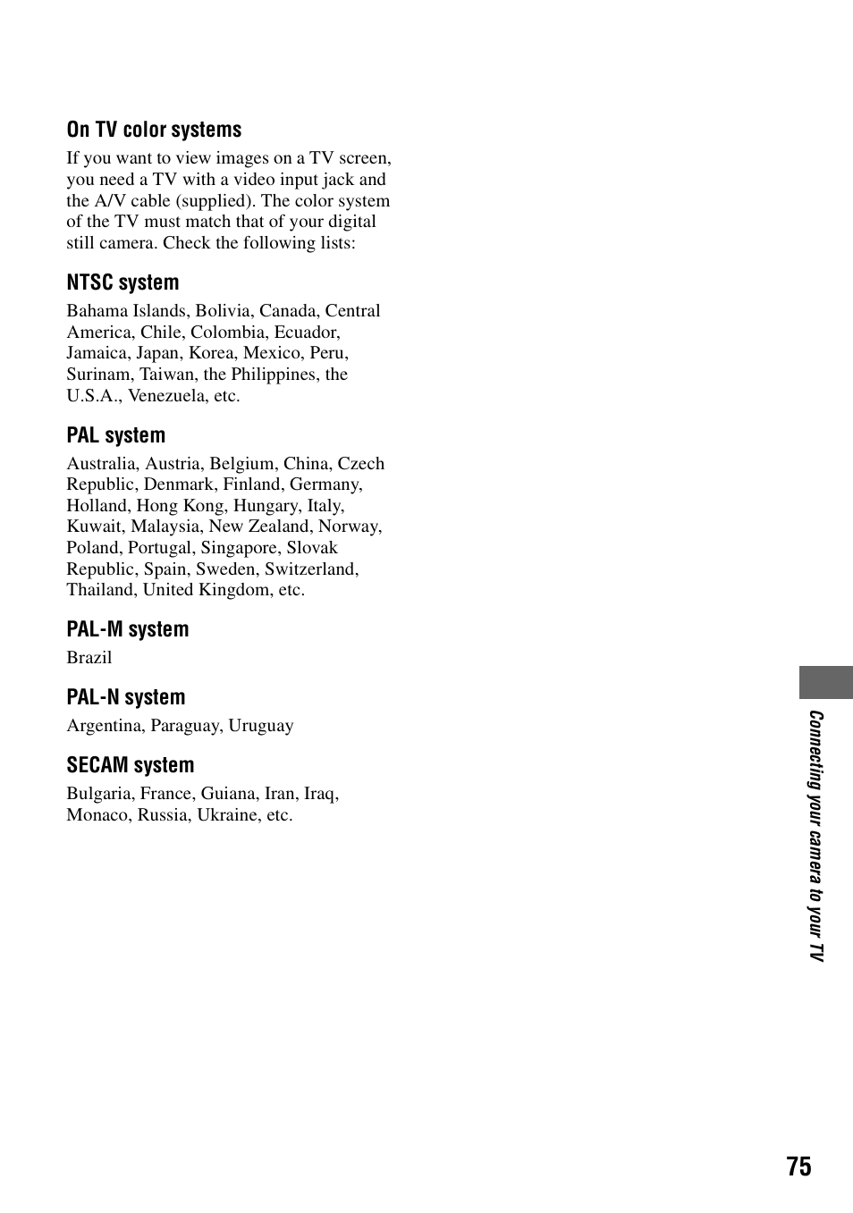 Sony DSC-W7 User Manual | Page 75 / 99