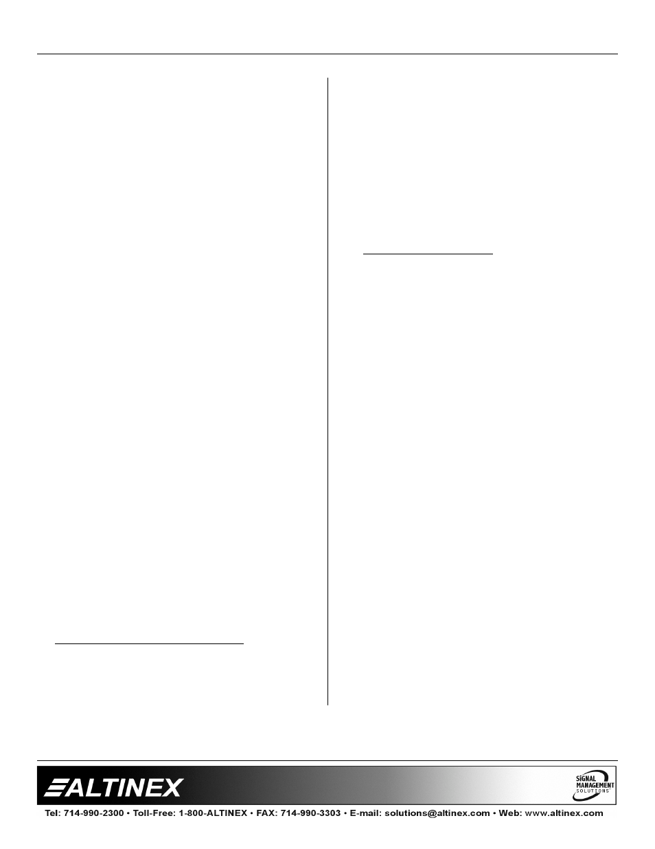 Multi-tasker | Altinex MT105-120/121 User Manual | Page 17 / 23