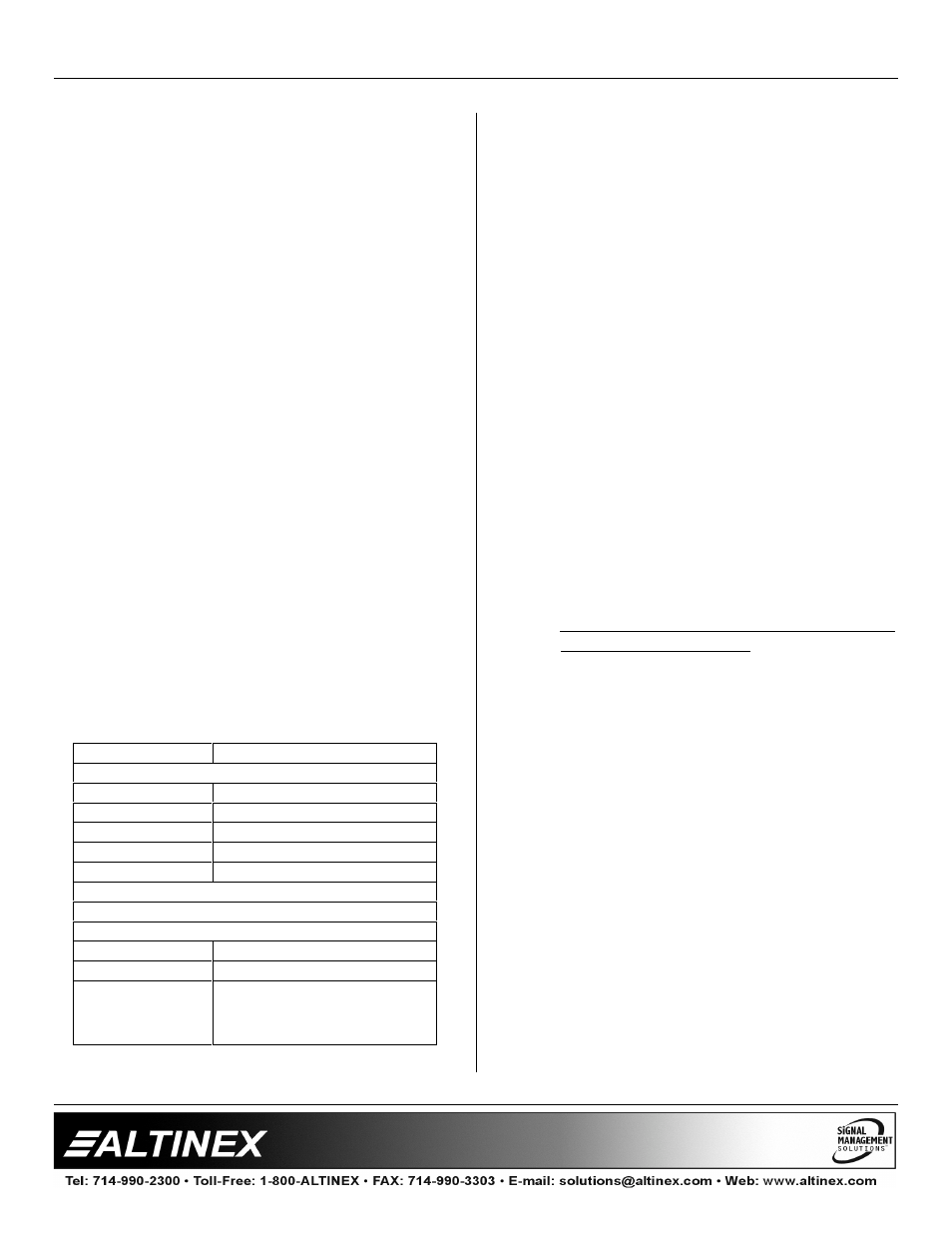 Multi-tasker | Altinex MT105-120/121 User Manual | Page 19 / 23