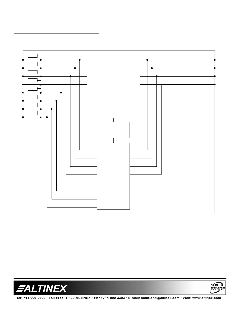 Multi-tasker, Output, Input | Altinex MT105-120/121 User Manual | Page 8 / 23