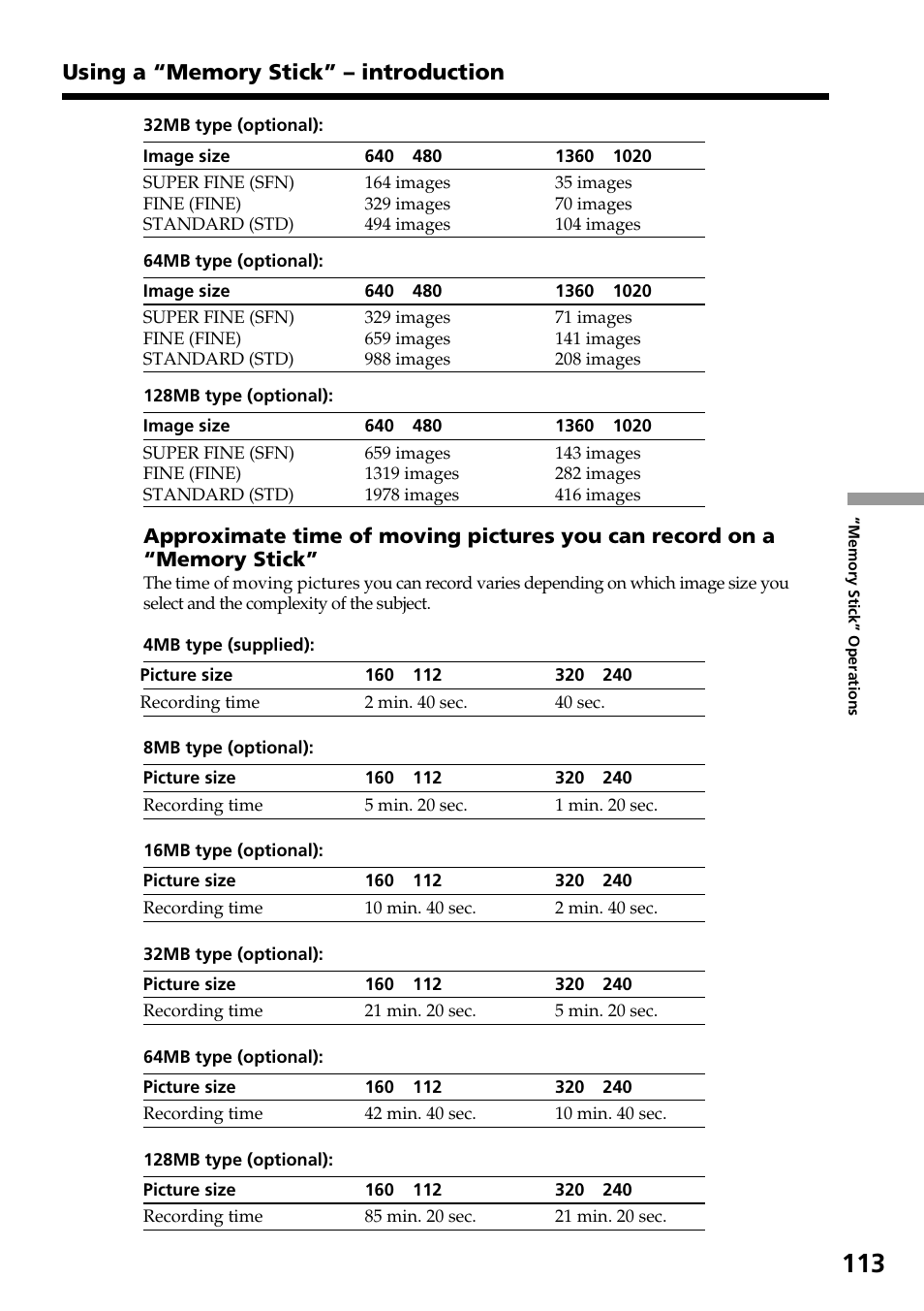 Sony DCR-TRV30 User Manual | Page 113 / 188