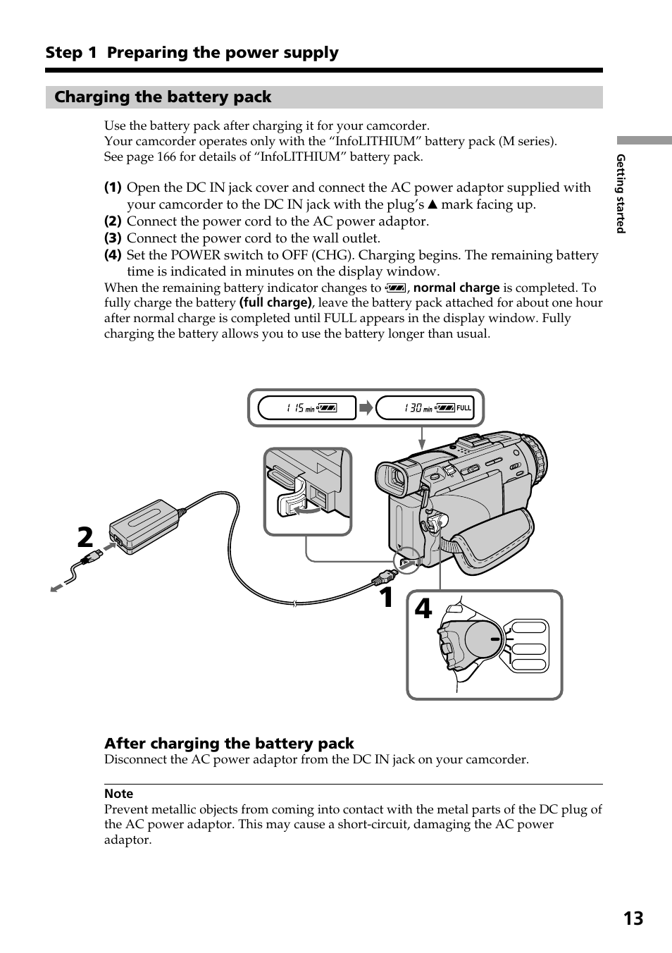 Sony DCR-TRV30 User Manual | Page 13 / 188