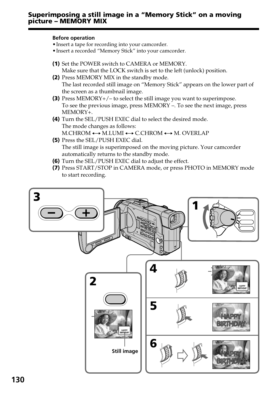 Sony DCR-TRV30 User Manual | Page 130 / 188