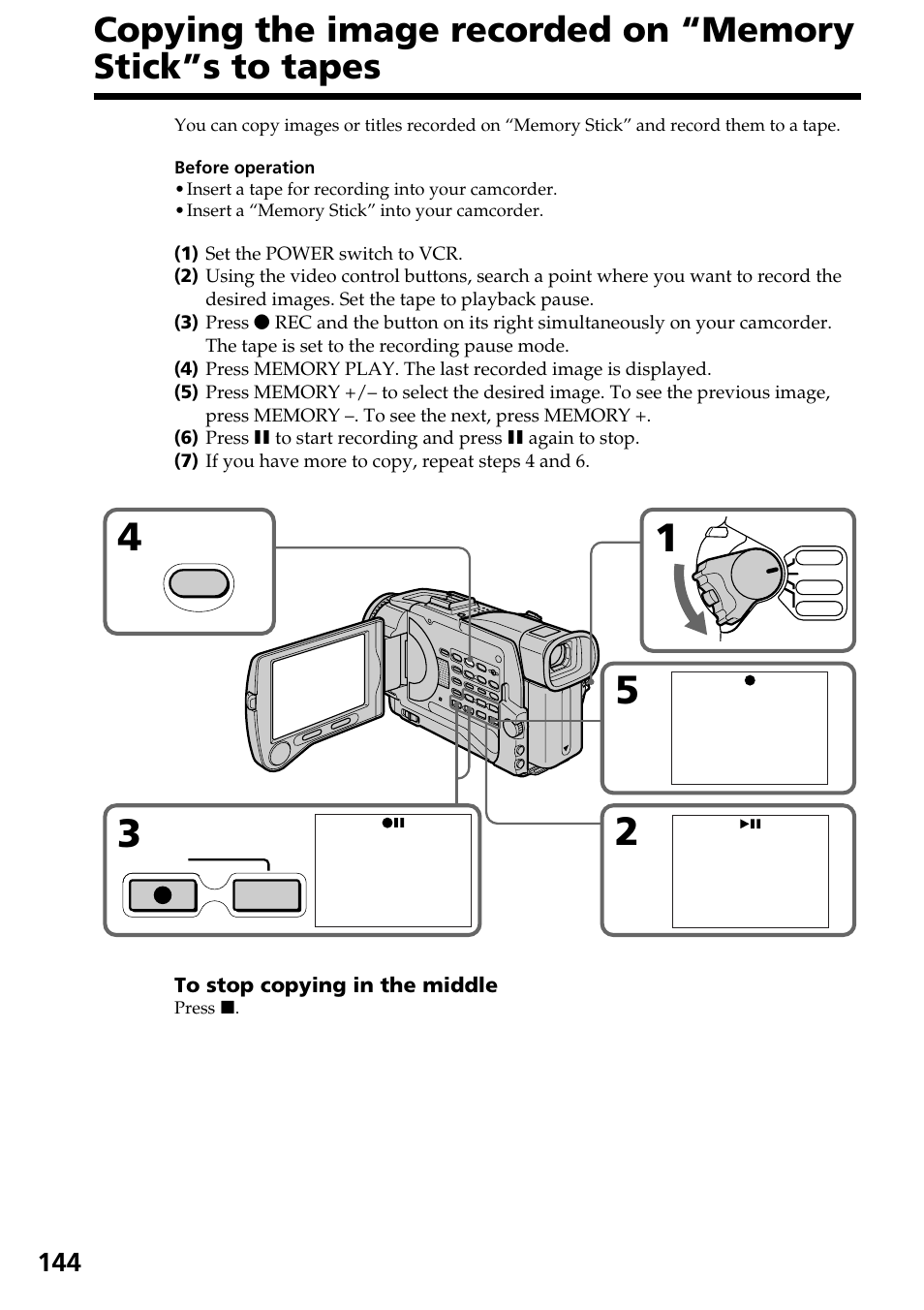 Sony DCR-TRV30 User Manual | Page 144 / 188