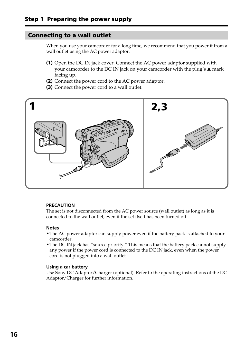 Sony DCR-TRV30 User Manual | Page 16 / 188