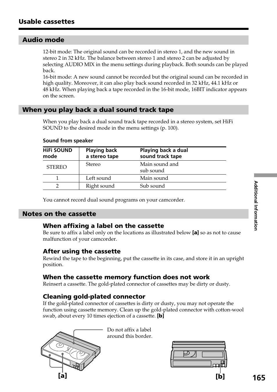 Sony DCR-TRV30 User Manual | Page 165 / 188