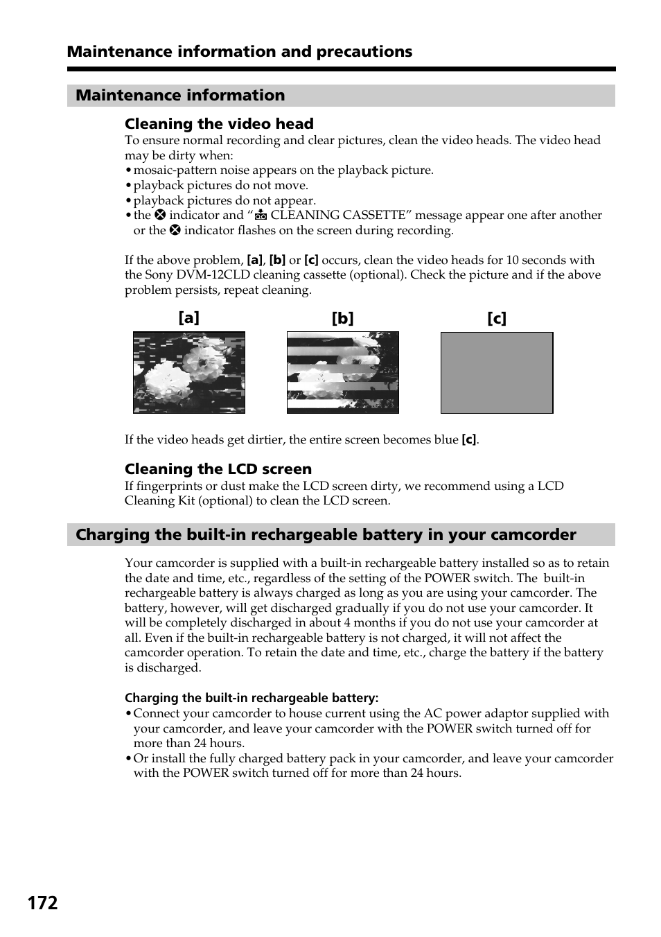 Sony DCR-TRV30 User Manual | Page 172 / 188