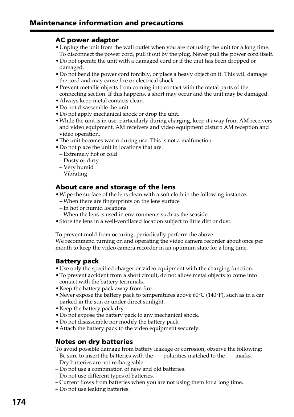 Sony DCR-TRV30 User Manual | Page 174 / 188