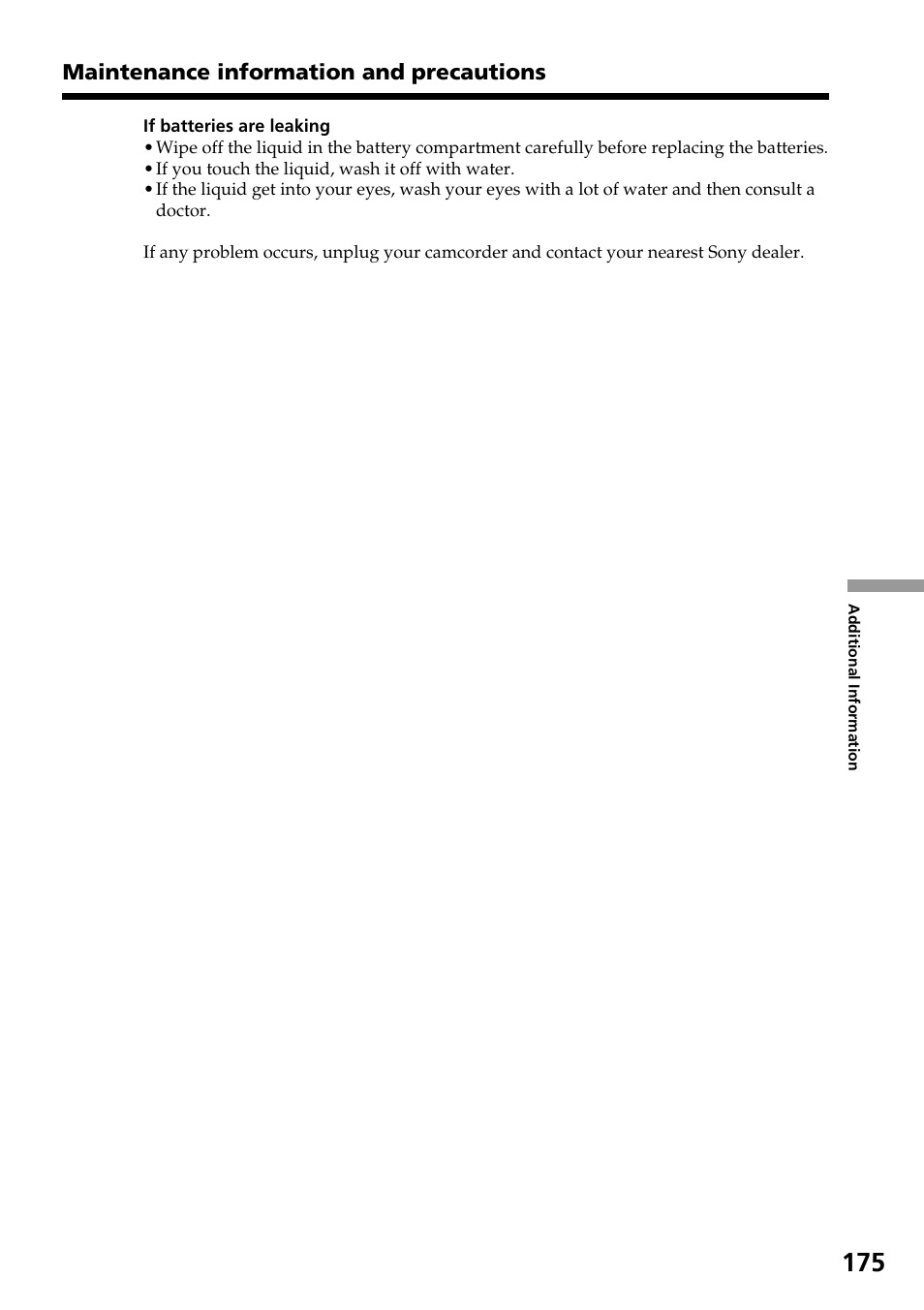 Sony DCR-TRV30 User Manual | Page 175 / 188