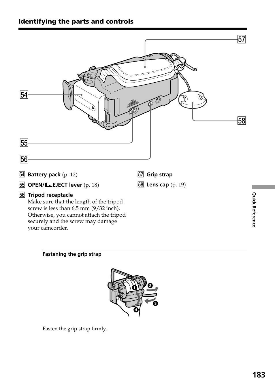 Tf tg th tj tk | Sony DCR-TRV30 User Manual | Page 183 / 188