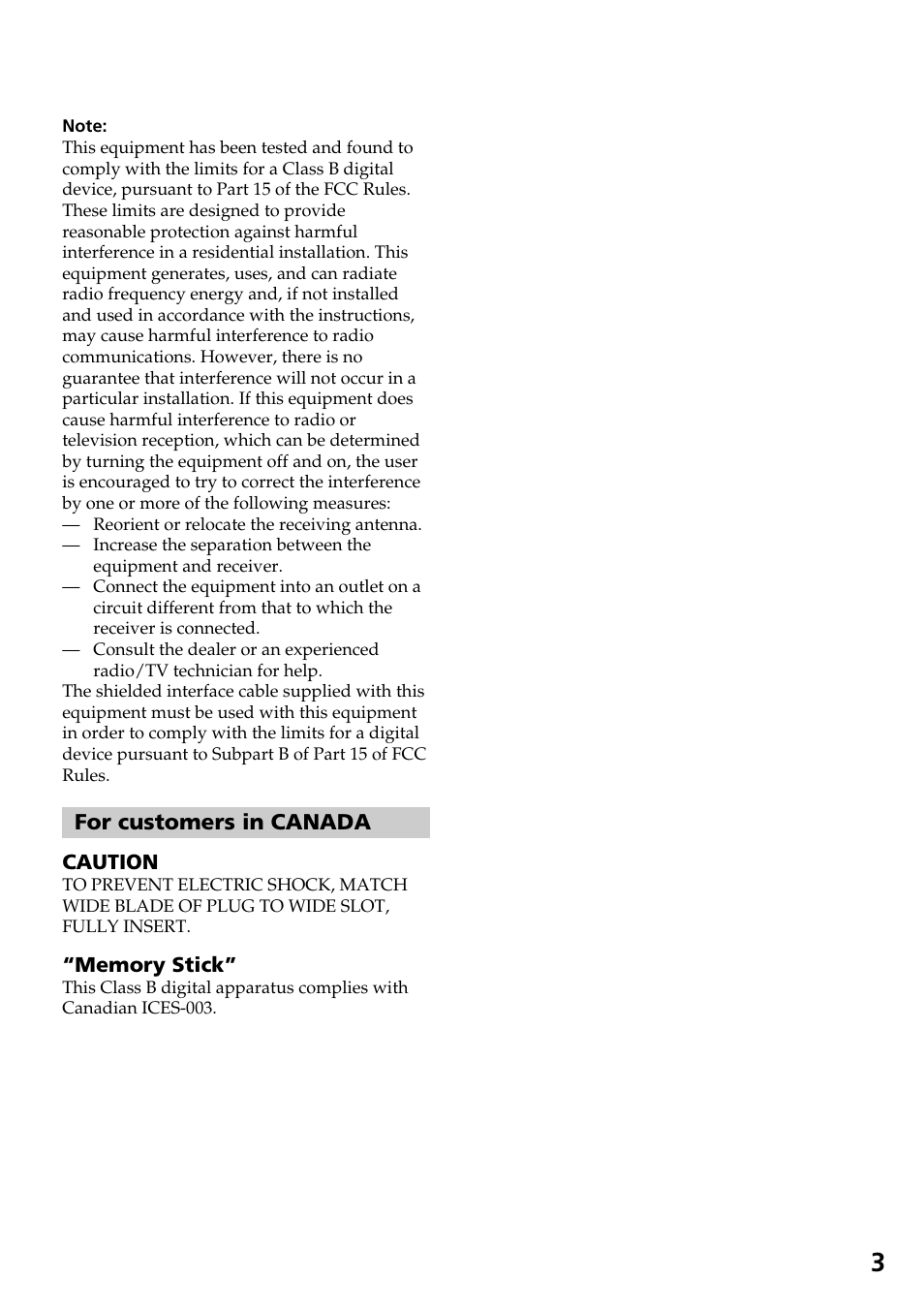 Sony DCR-TRV30 User Manual | Page 3 / 188