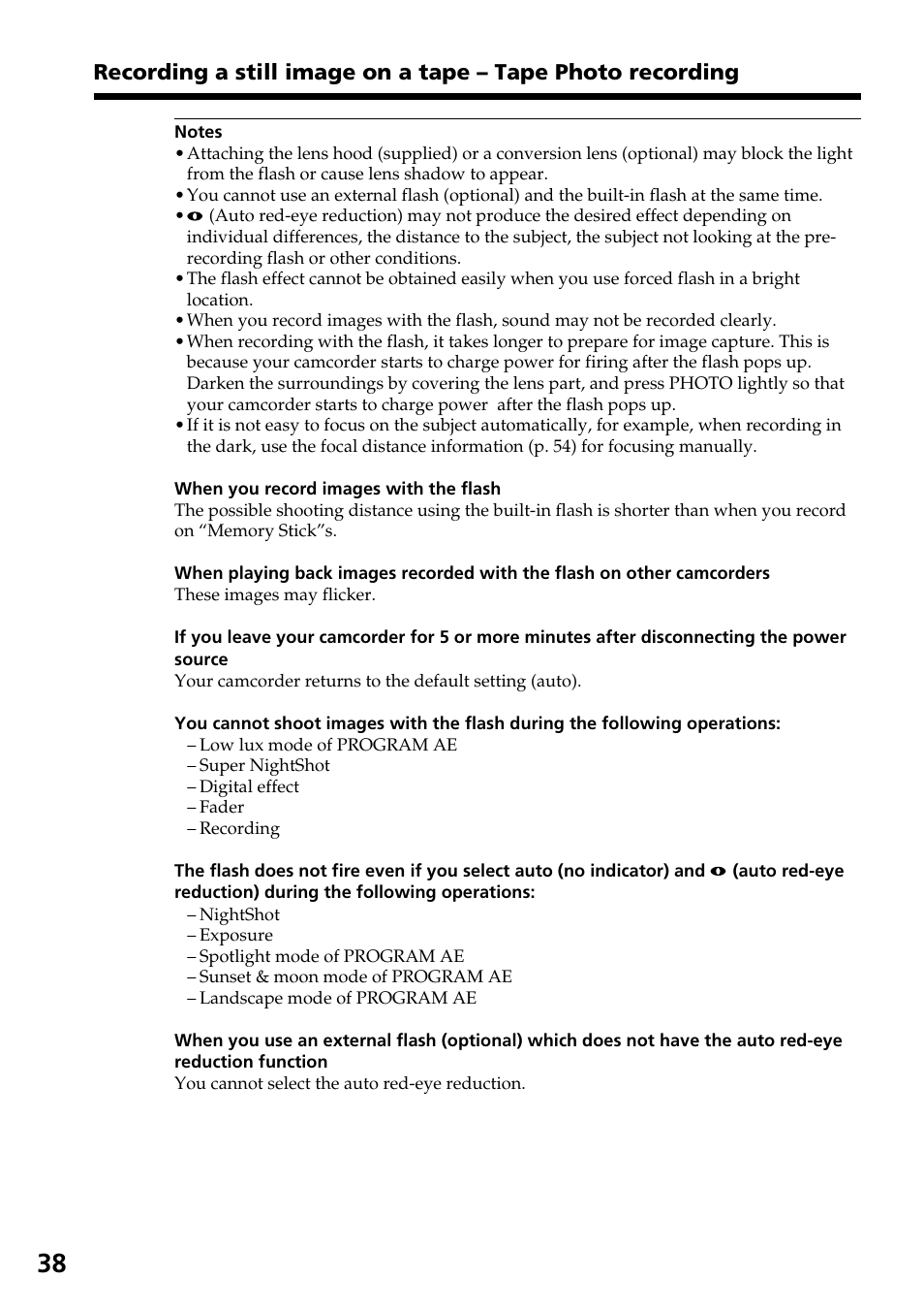 Sony DCR-TRV30 User Manual | Page 38 / 188