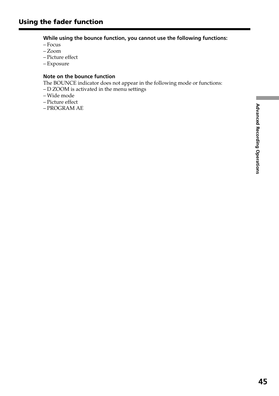 Sony DCR-TRV30 User Manual | Page 45 / 188