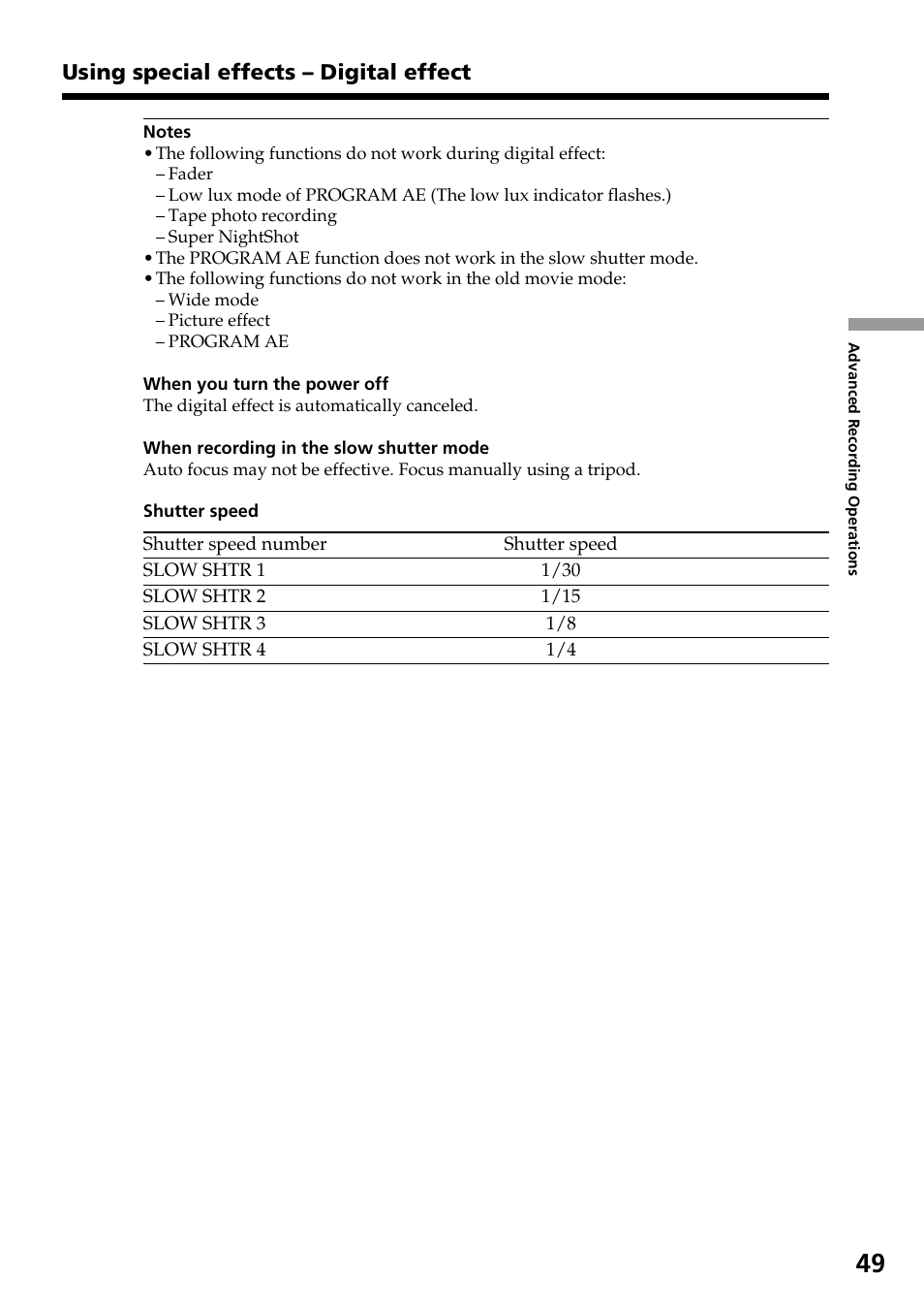 Sony DCR-TRV30 User Manual | Page 49 / 188