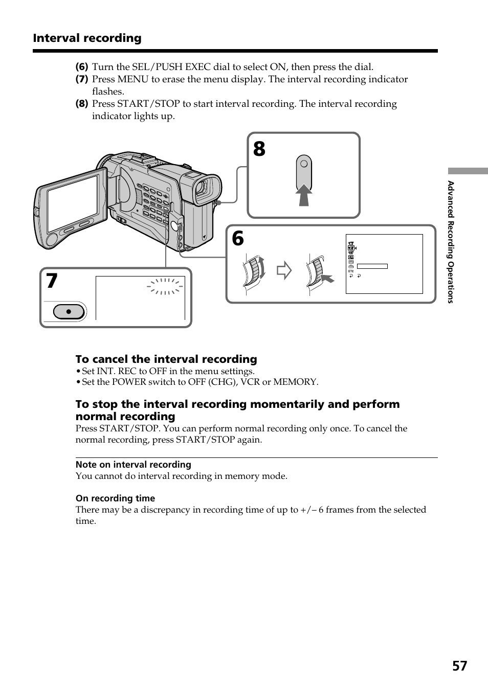 Sony DCR-TRV30 User Manual | Page 57 / 188