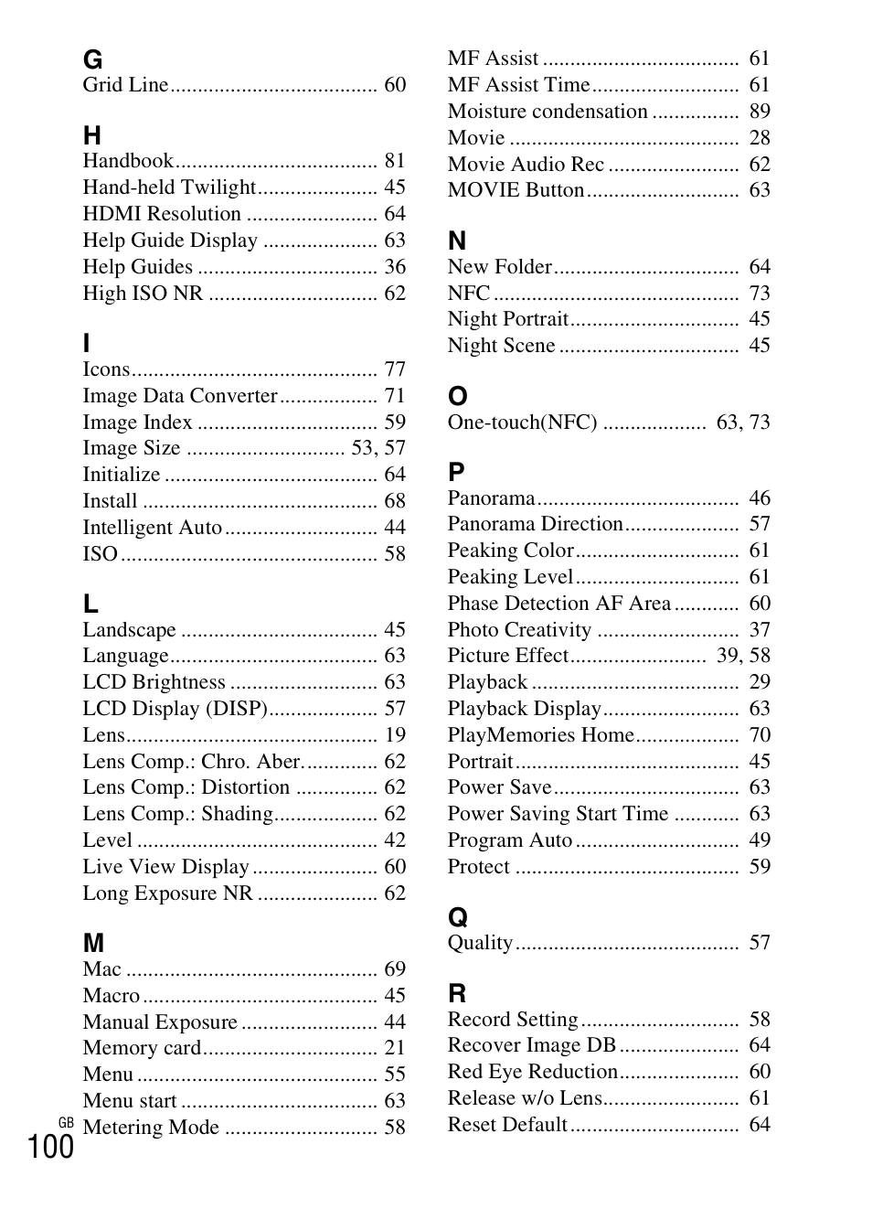 Sony NEX-5T User Manual | Page 100 / 104