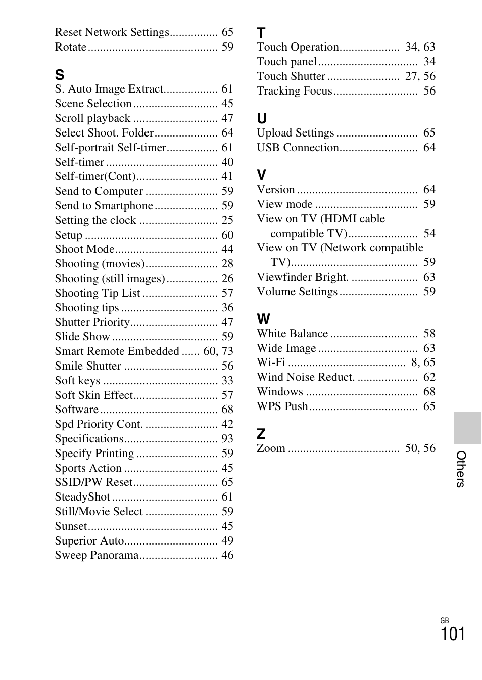 Sony NEX-5T User Manual | Page 101 / 104