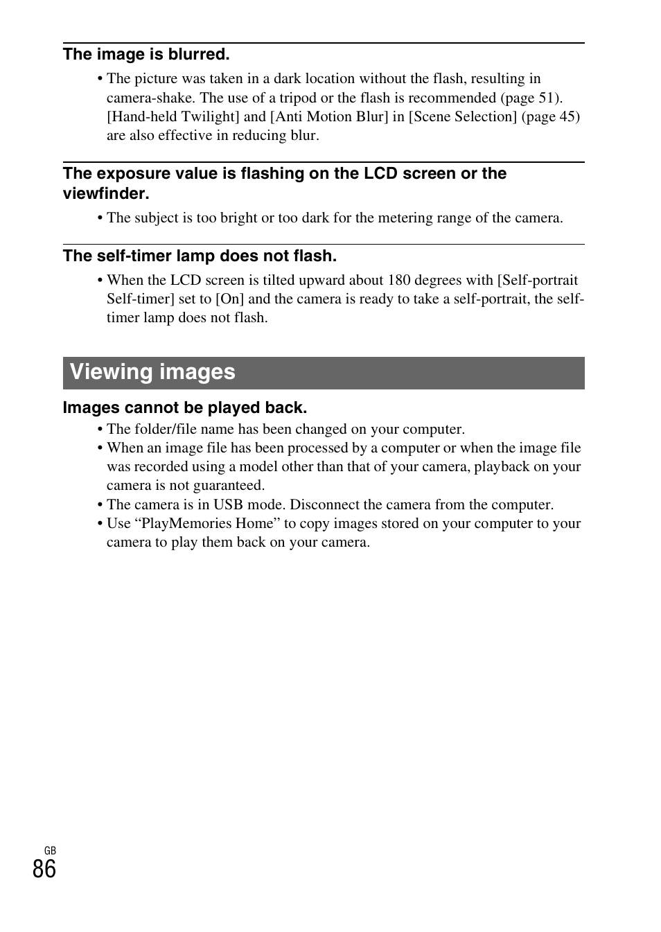 Viewing images | Sony NEX-5T User Manual | Page 86 / 104