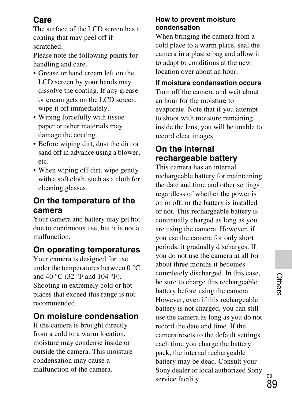 Sony NEX-5T User Manual | Page 89 / 104