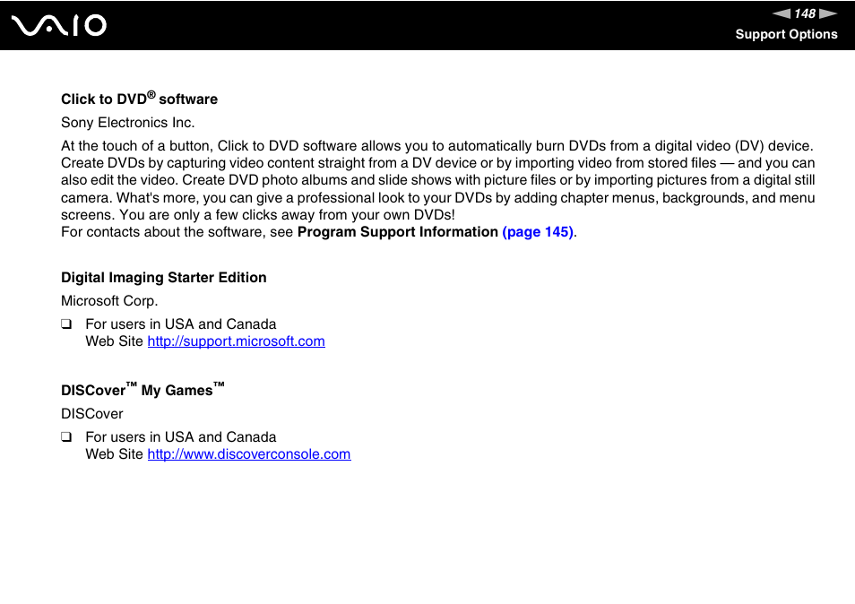 Sony VGN-N170G User Manual | Page 148 / 160