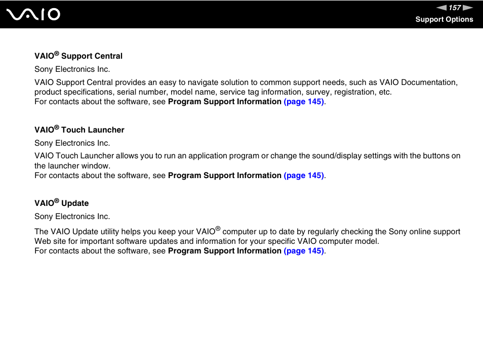 Sony VGN-N170G User Manual | Page 157 / 160