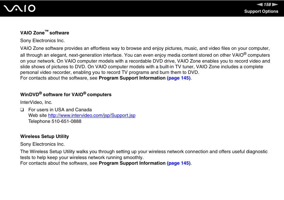 Sony VGN-N170G User Manual | Page 158 / 160