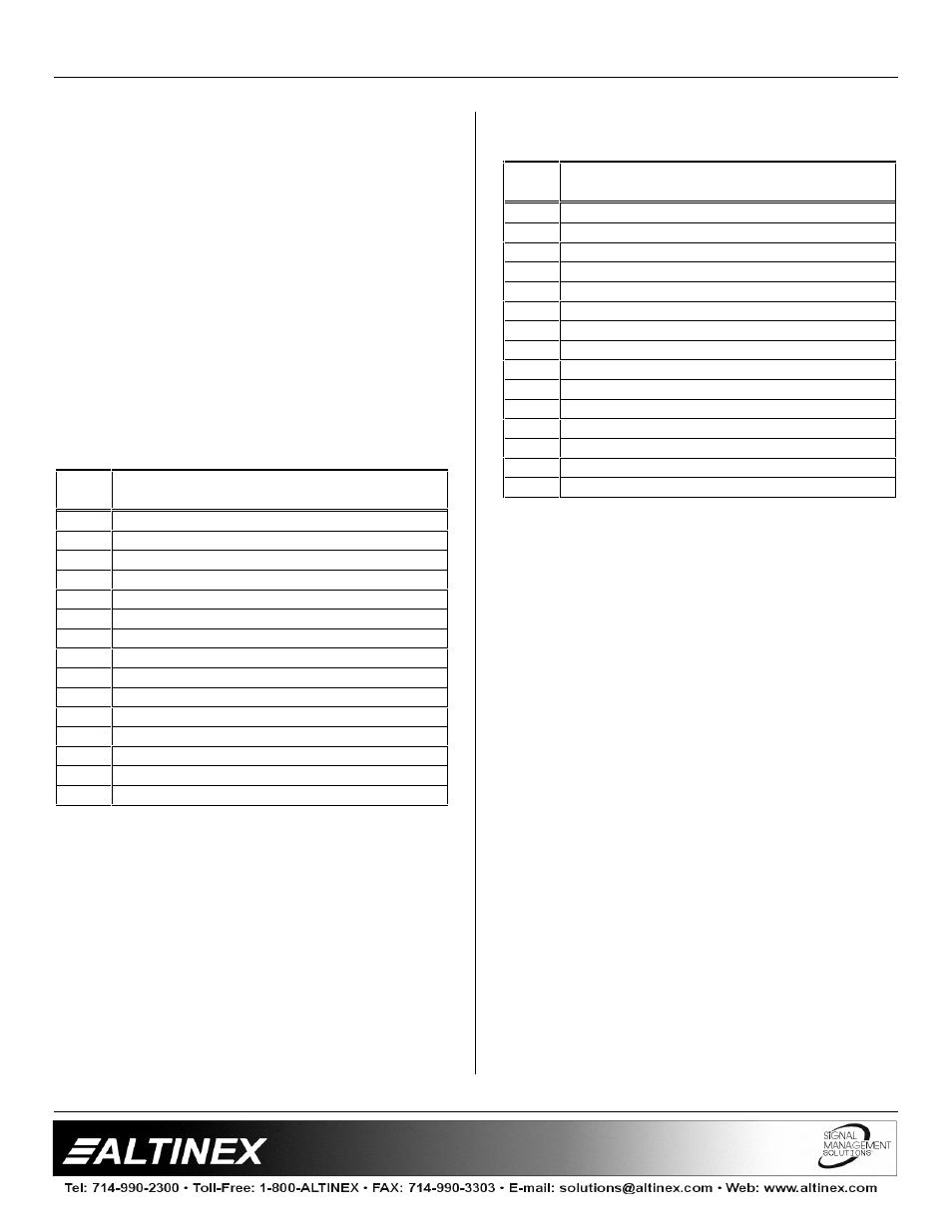 Interfaces | Altinex VA6835FC User Manual | Page 7 / 13
