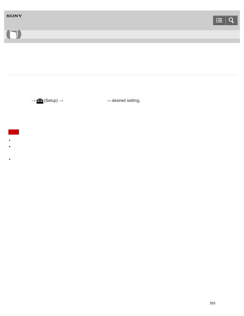 Pwr save start time, Help guide | Sony ILCE-5000 User Manual | Page 253 / 406