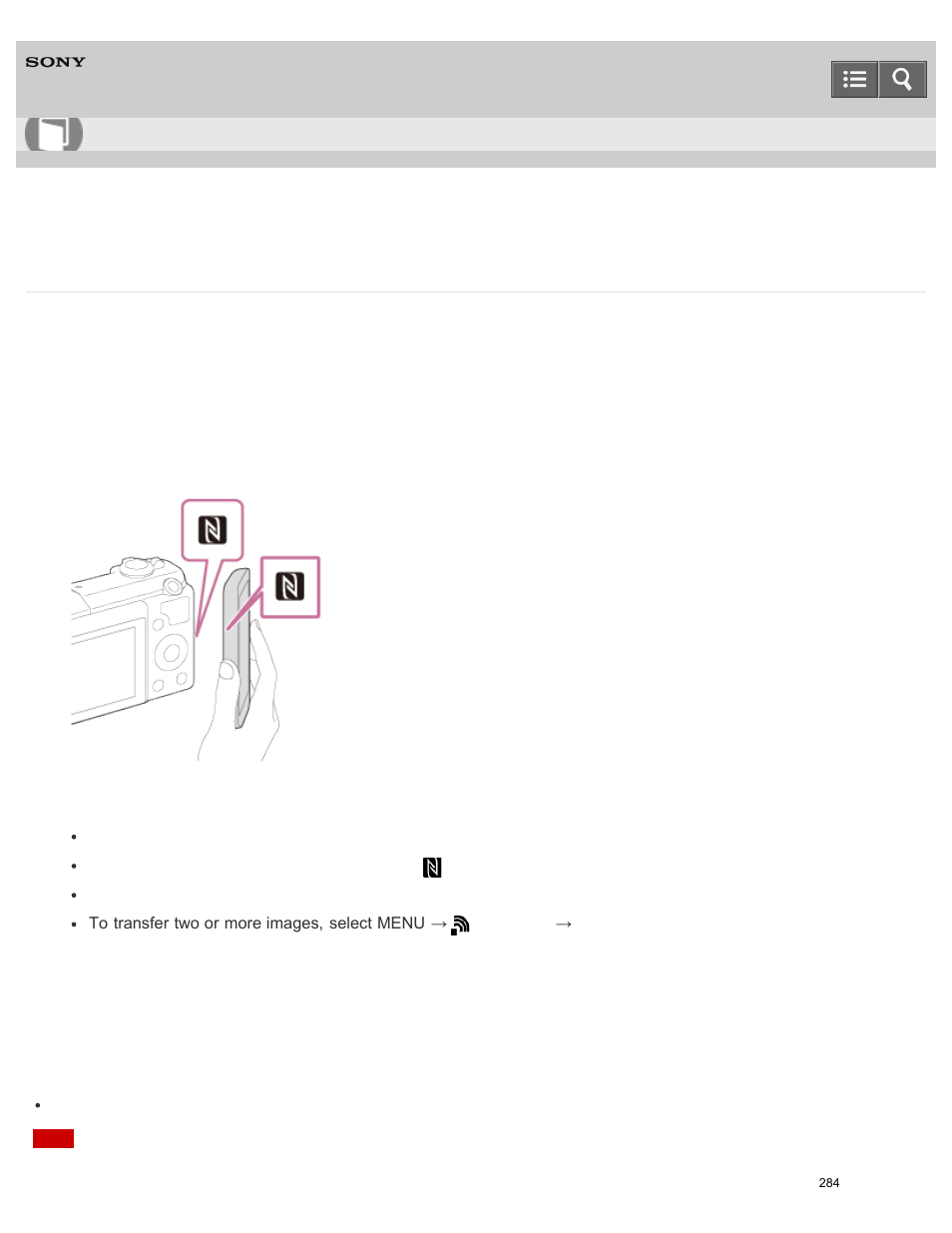 Help guide | Sony ILCE-5000 User Manual | Page 284 / 406